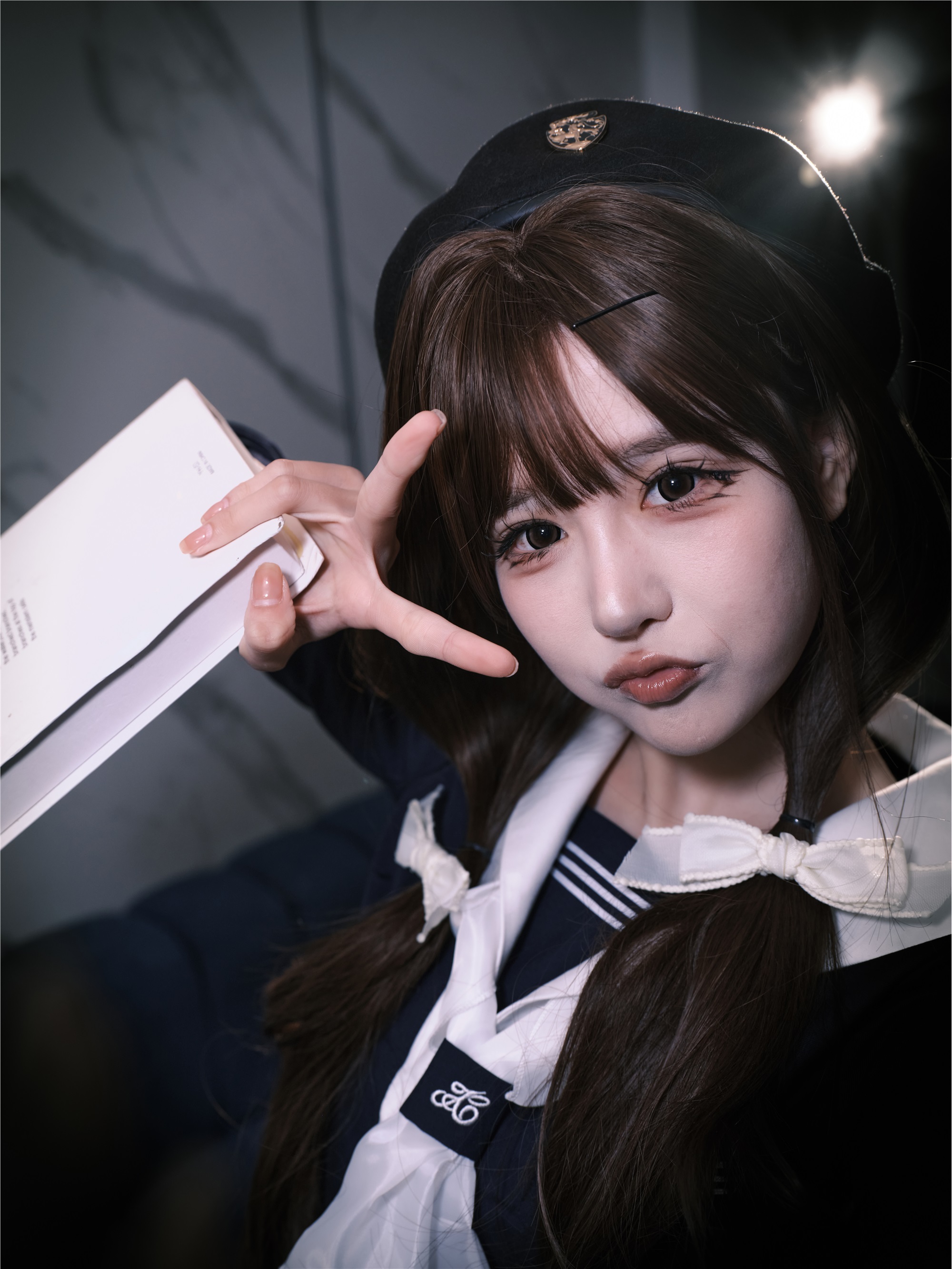 YITUYU艺图语 2025.02.02 女水手的假日 深蓝白丝版 孟程程